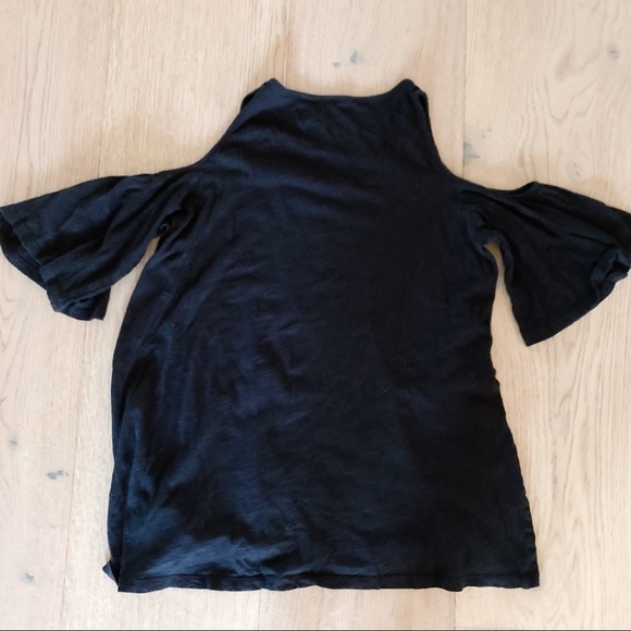 Anthropologie Promenade Open- Shoulder Top - Picture 3 of 3